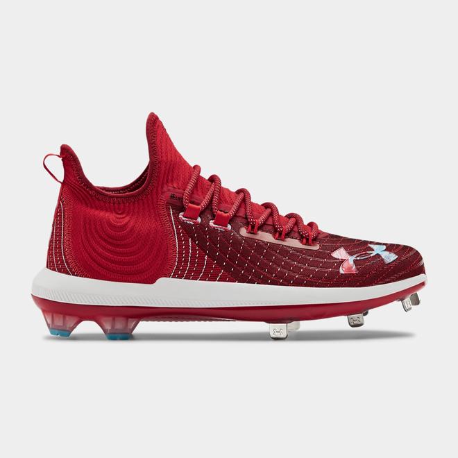 Under Armour Harper 4 Low ST - Panske Baseballová Obuv - Červené